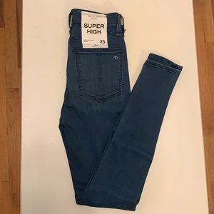NWT rag & bone super high rise skinny jeans
